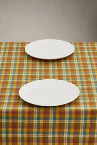 DYED THREAD TABLECLOTH