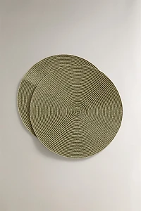 ROUND PLACEMAT SET (SET OF 2)