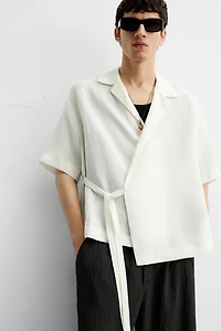 CHEMISE 100 % LIN LAZADA
