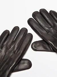 Gants en cuir finition nappa