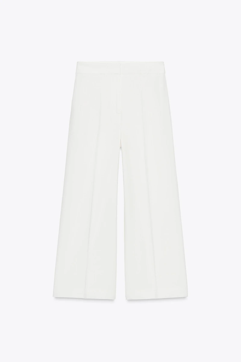 PANTALON JUPE-CULOTTE TAILLE HAUTE