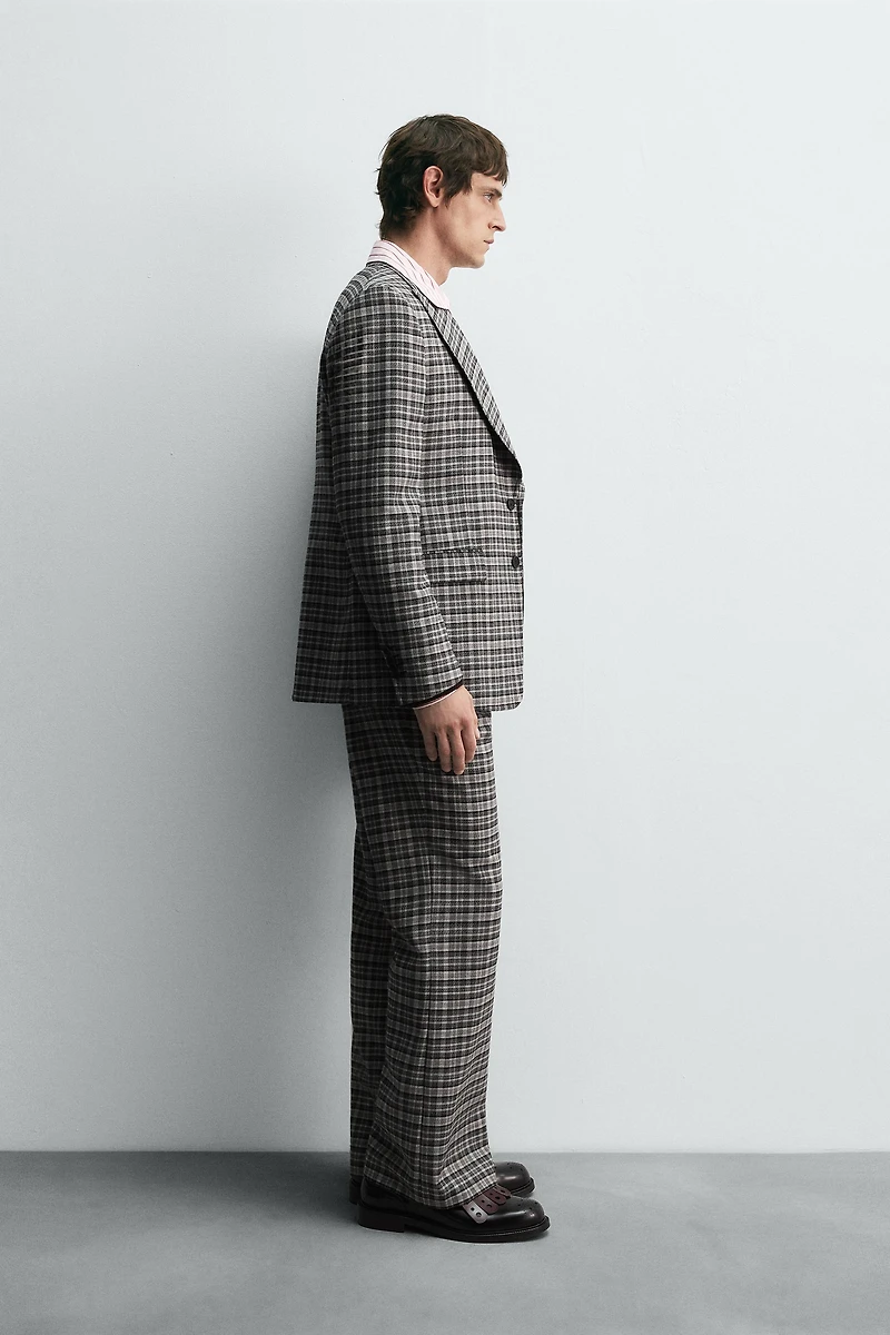CHECK SUIT TROUSERS HARRY LAMBERT FOR ZARA X DISNEY