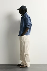 BALLOON FIT CARGO JEANS