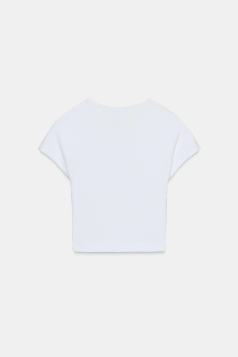 T-SHIRT COURT MANCHES COURTES