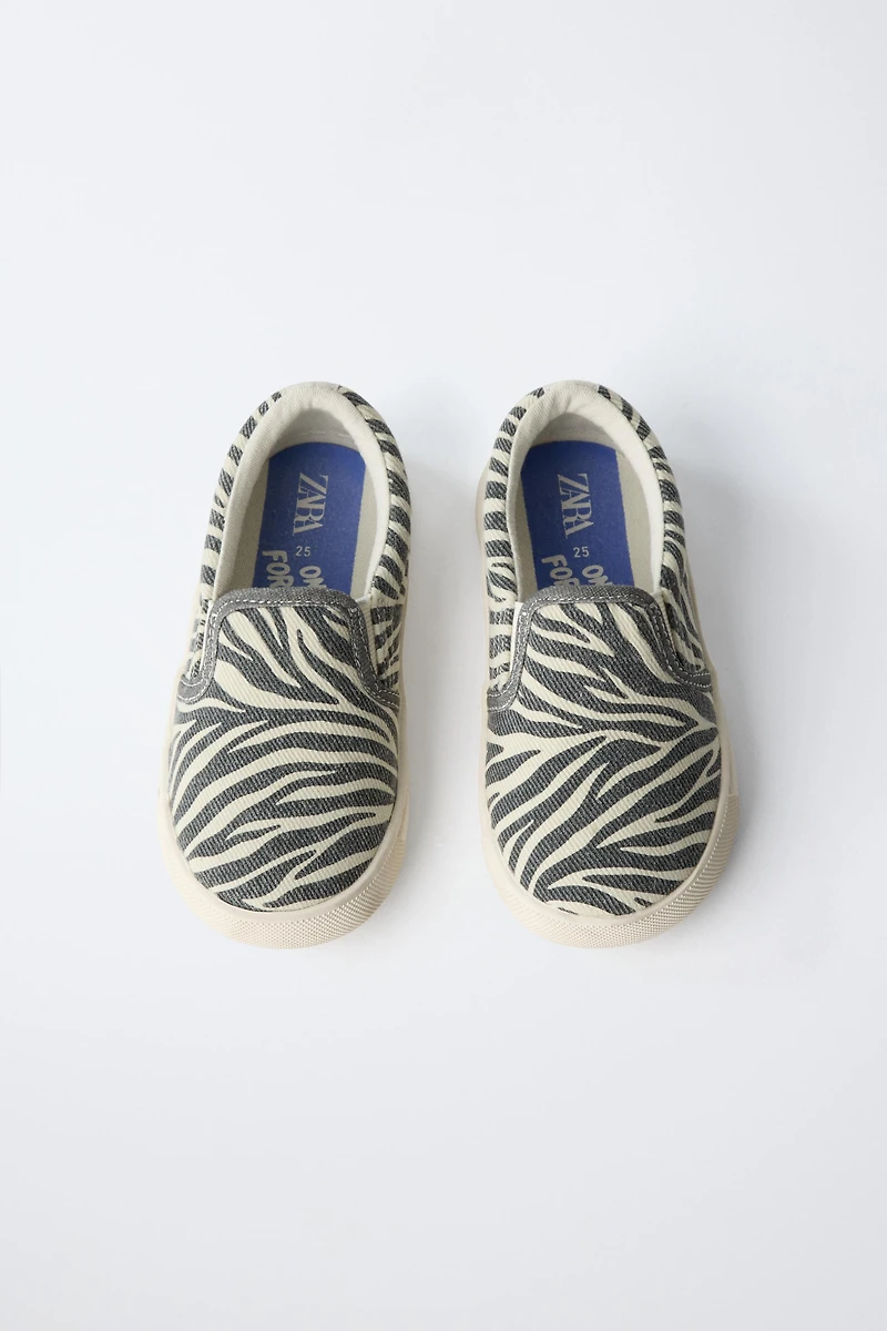 ZEBRA PRINT SNEAKERS
