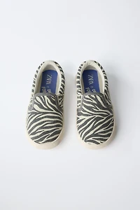 ZEBRA PRINT SNEAKERS