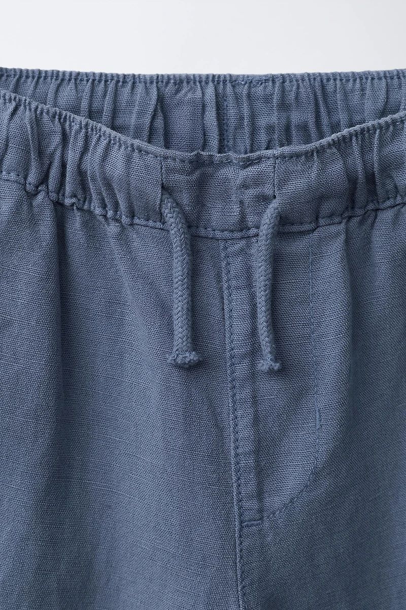 PANTALON FLUIDE AVEC LIN
