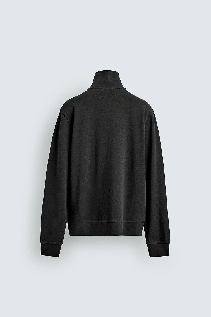 REGULAR FIT ZIP SWEATSHIRT