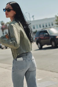 TRF MID-RISE CAPRI JEANS