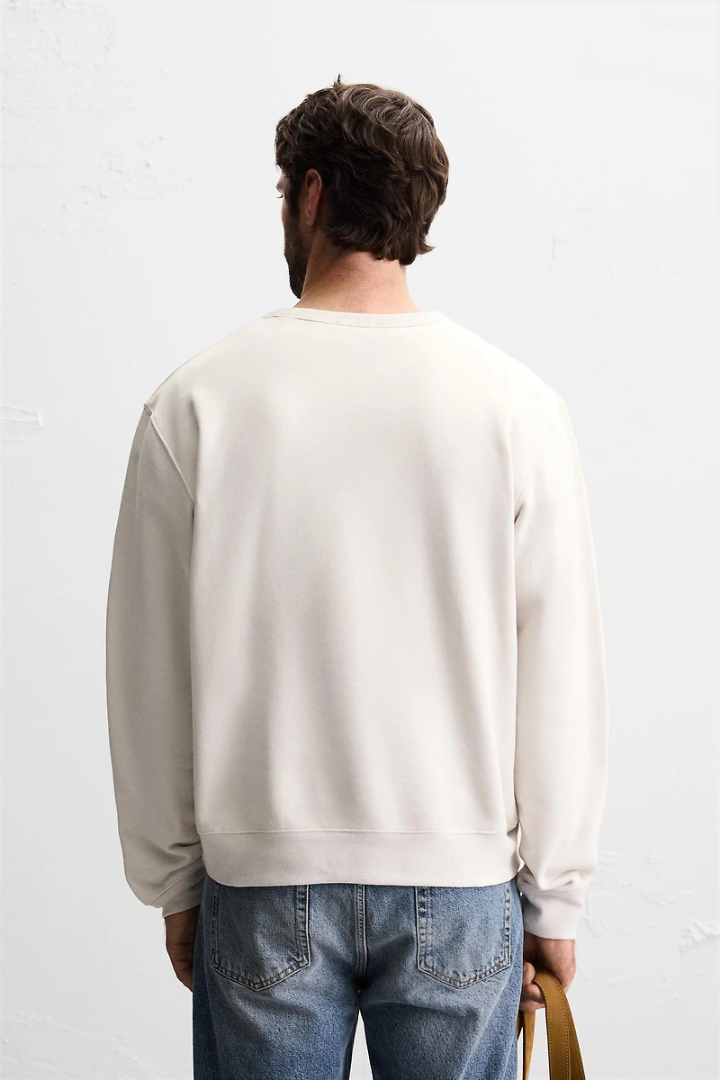 SWEAT COL ROND BASIQUE