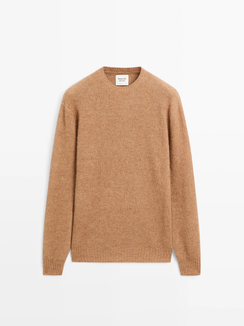 Knit alpaca blend sweater - LIMITED