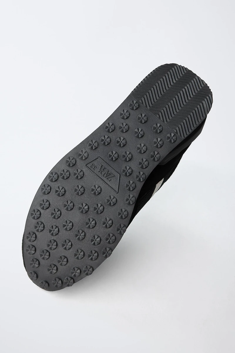 SPLIT LEATHER ATHLETIC SHOES