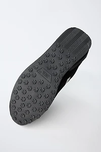 SPLIT LEATHER ATHLETIC SHOES