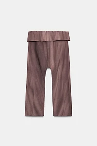 PANTALON TAILLE À REVERS