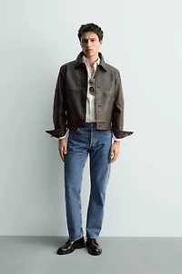 ANKLE FIT STRAIGHT JEANS