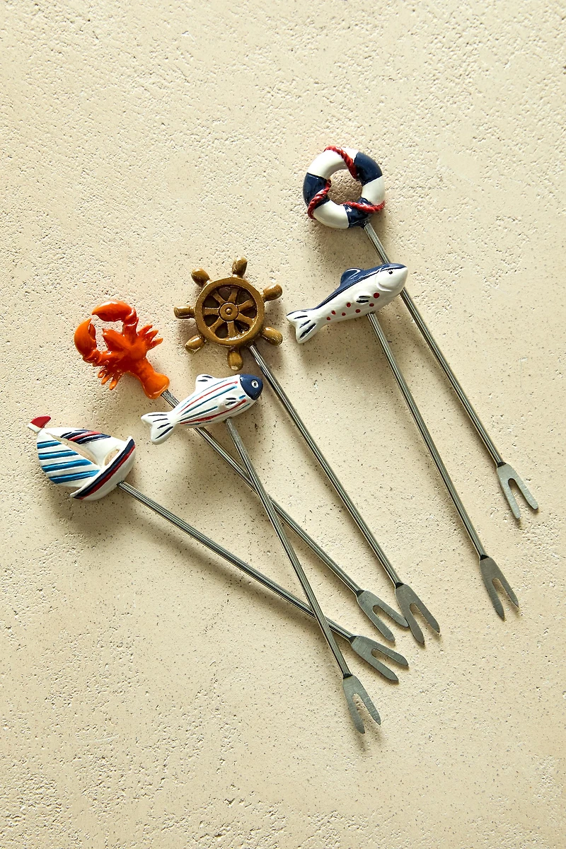 SET OF MARINE APPETIZER SKEWERS (SET OF 6)