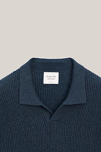 Pull polo en maille tressée - ÉDITION LIMITÉE