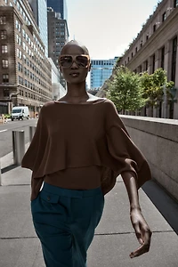 PANTALON LARGE PINCES