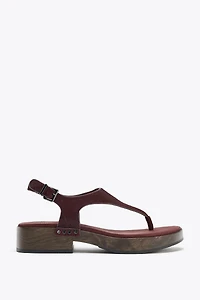 STUDDED LEATHER SANDALS