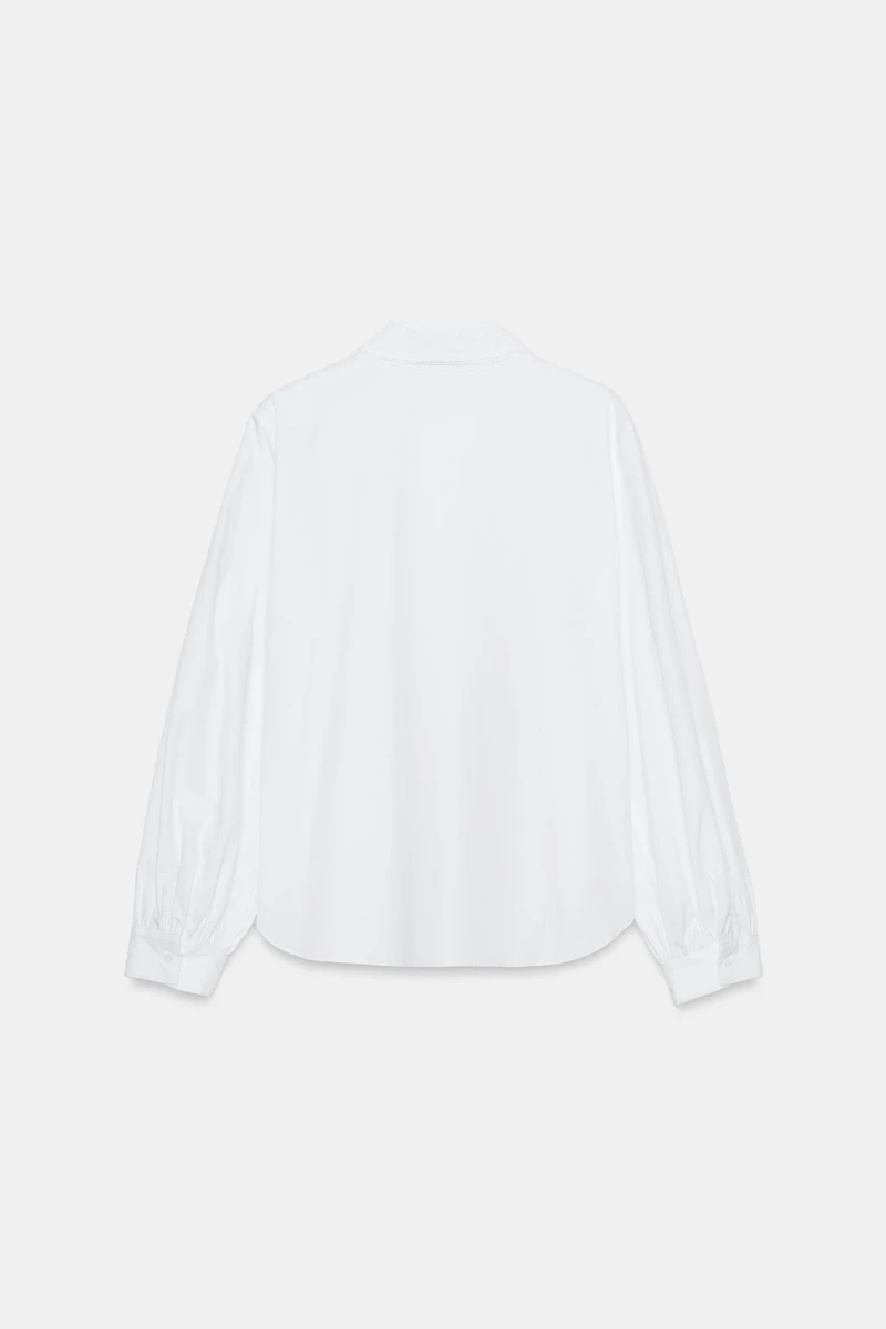 CHEMISE À COL CLAUDINE