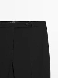 Pantalon 100 % coton élastiques dans le bas