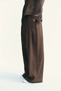 DOUBLE PLEAT FLAP PANTS