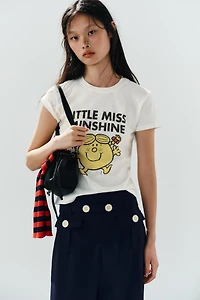 LITTLE MISS SUNSHINE SLUB T-SHIRT