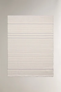 CHILDREN'S STRIPED MUSLIN BLANKET