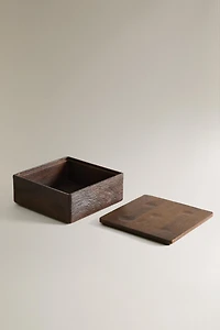 BOÎTE EN BOIS COUVERCLE MOYEN