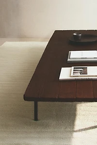 HERRINGBONE WOOL AREA RUG