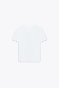T-SHIRT EN COTON MERCERISÉ