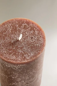 SALTED CARAMEL CYLINDRICAL SCENTED CANDLE