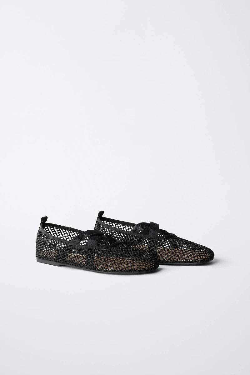 MESH BALLET FLATS