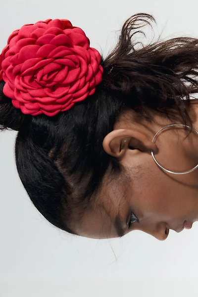 PINCE CHEVEUX TISSU FLEUR