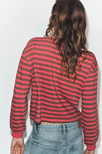STRIPED LONG SLEEVE T-SHIRT