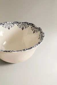 MINI DESSERT BOWL WITH PLACED DESIGN