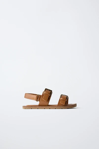 BUCKLED SANDALS