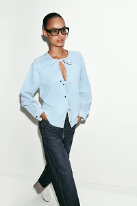 Z1975 TIED DENIM SHIRT