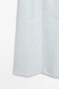 100% Linen Midi Dress - STUDIO