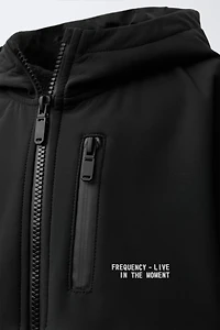 LINED HOODED JACKET
