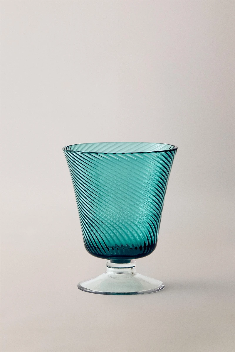 VERRE À VIN ACRYLIQUE LIGNES