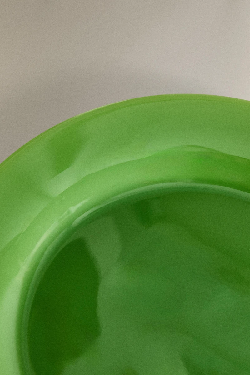 GLASS DESSERT PLATE