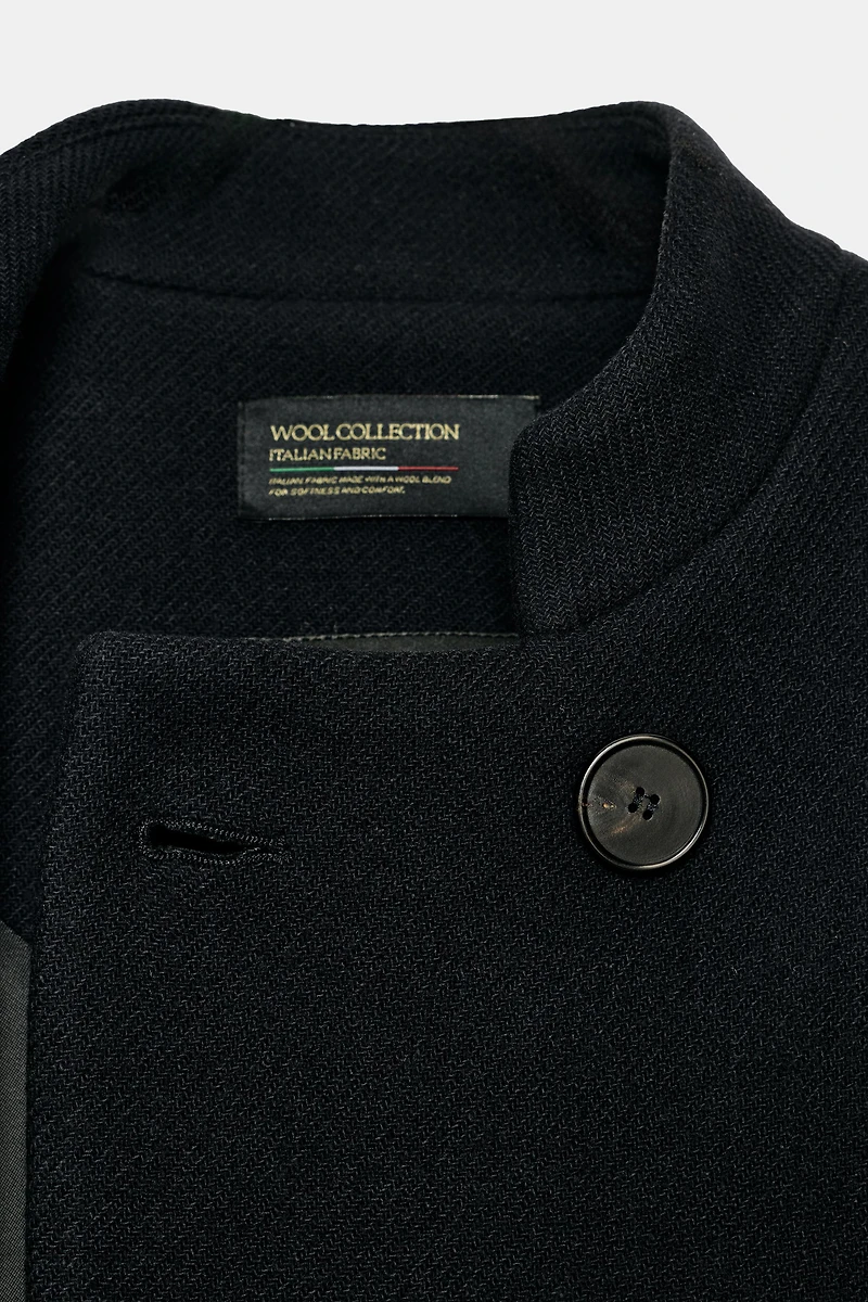 WOOL BLEND COAT ZW COLLECTION