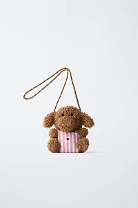 PLUSH PUPPY CROSSBODY BAG