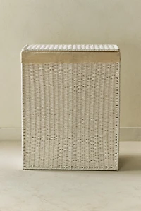 LAUNDRY BASKET WITH TWO COMPARTMENTS