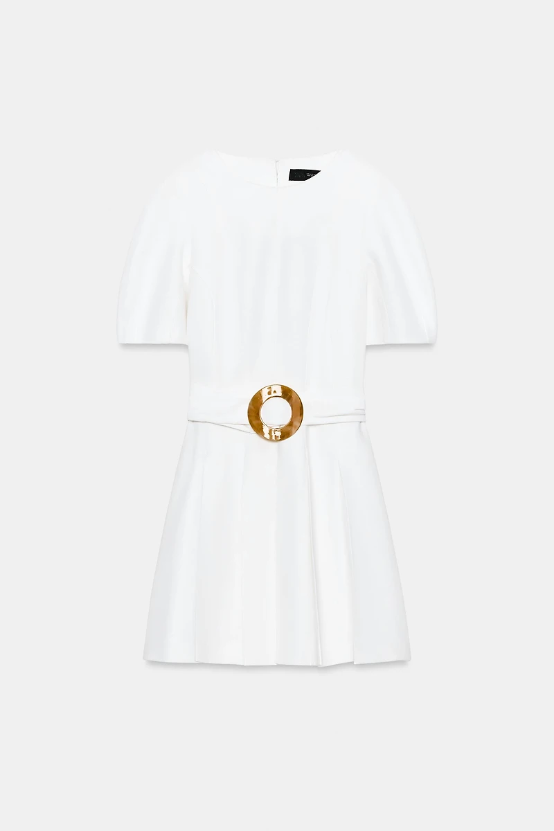 ROBE COURTE CEINTURÉE