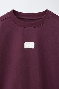 T-SHIRT EN MOLLETON JOGGING
