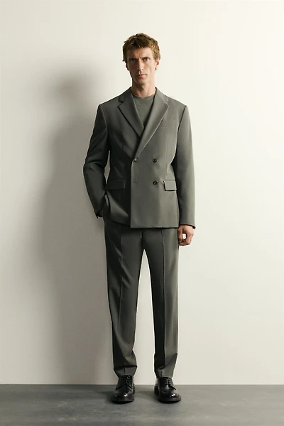 VESTE DE COSTUME CROISÉE CONFORT