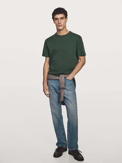 100% cotton short-sleeve T-shirt