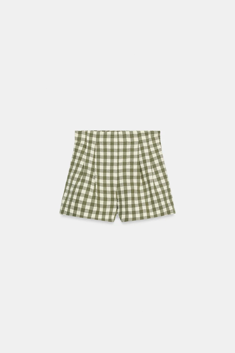 GINGHAM SHORTS